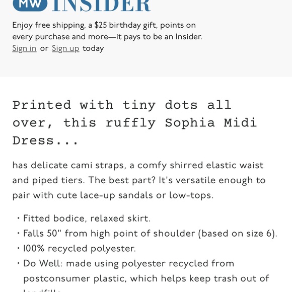 Madewell Sophia Cami Tiered midi dress - Picture 10 of 10